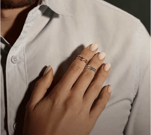 Кольцо на фалангу серебро 925 пробы - 2