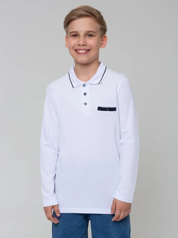 Поло с длинным рукавом - 1