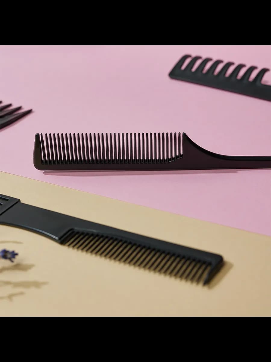 Набор для укладки волос из 12 предметов с расческой для кудрявых волос - 1