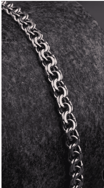 Мужской серебряный браслет - 2