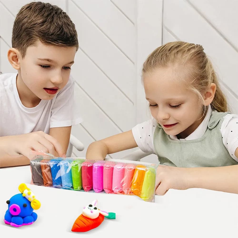 Легкая Глина для лепки самозатвердевающая - 2