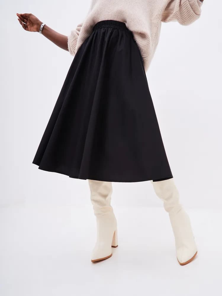 Юбка Amatum На резинке с карманами и поясом - 1