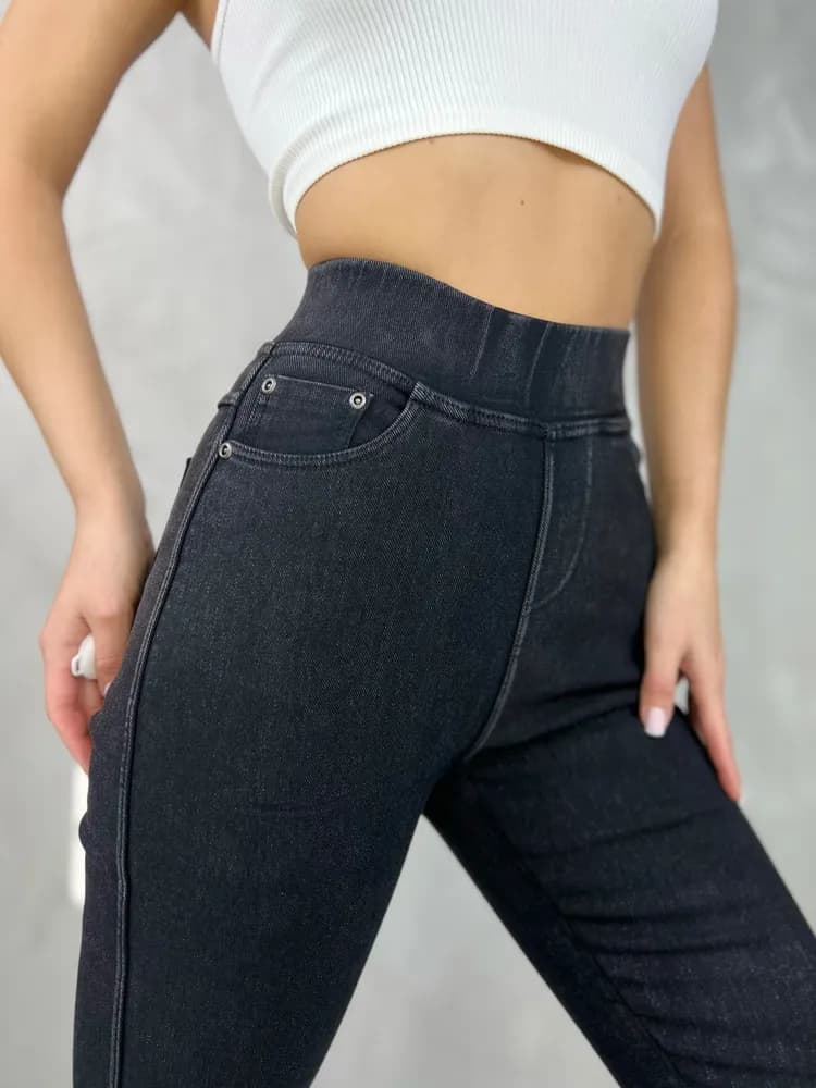 Джеггинсы утепленные - 1