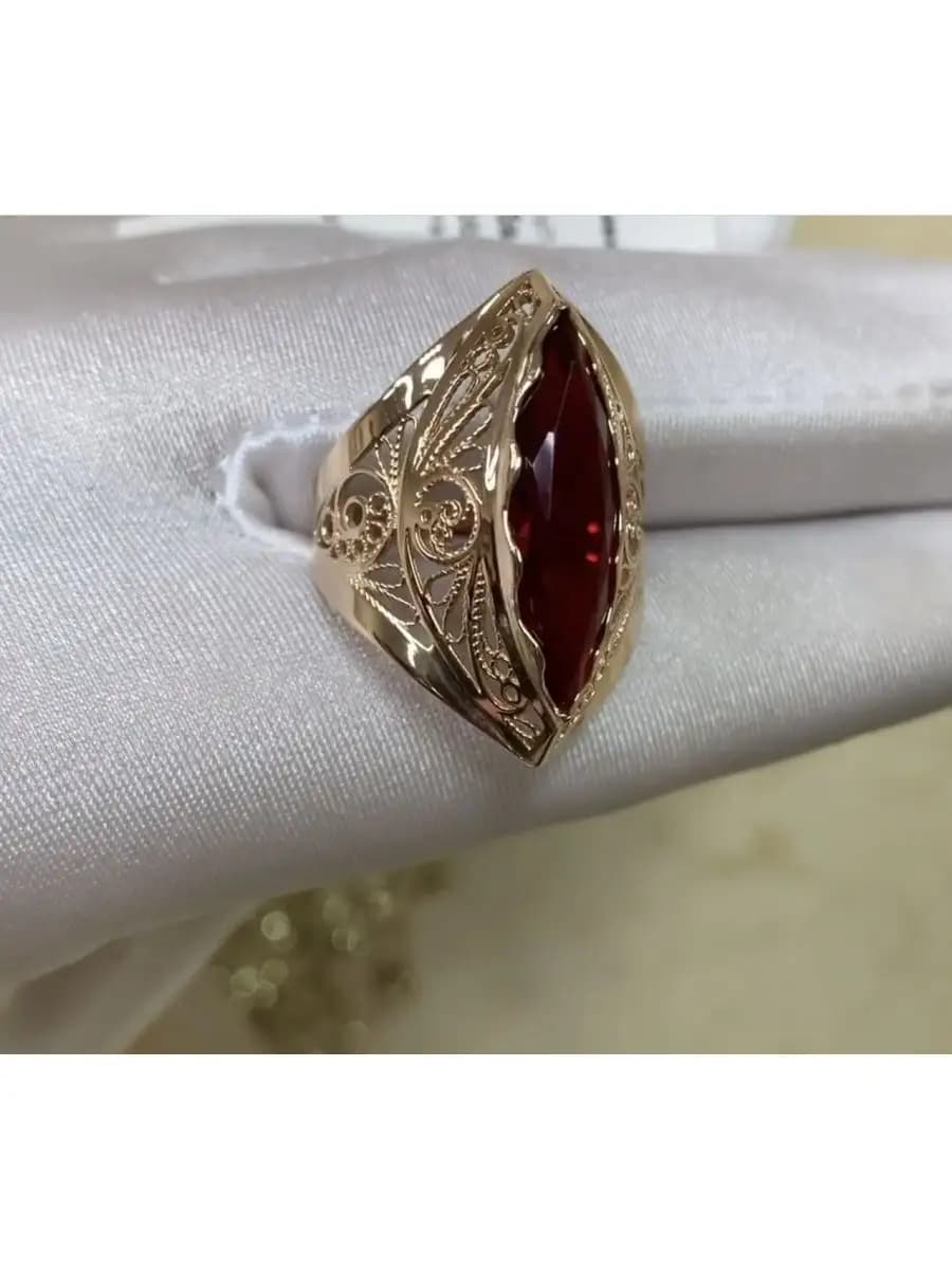 Золотой перстень МАРКИЗ 585 пробы - 3