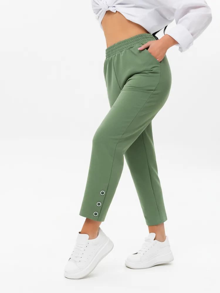 Брюки укороченные женские - 1