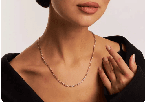 Золотая цепочка 585 женская на шею Нонна 45 см - 3