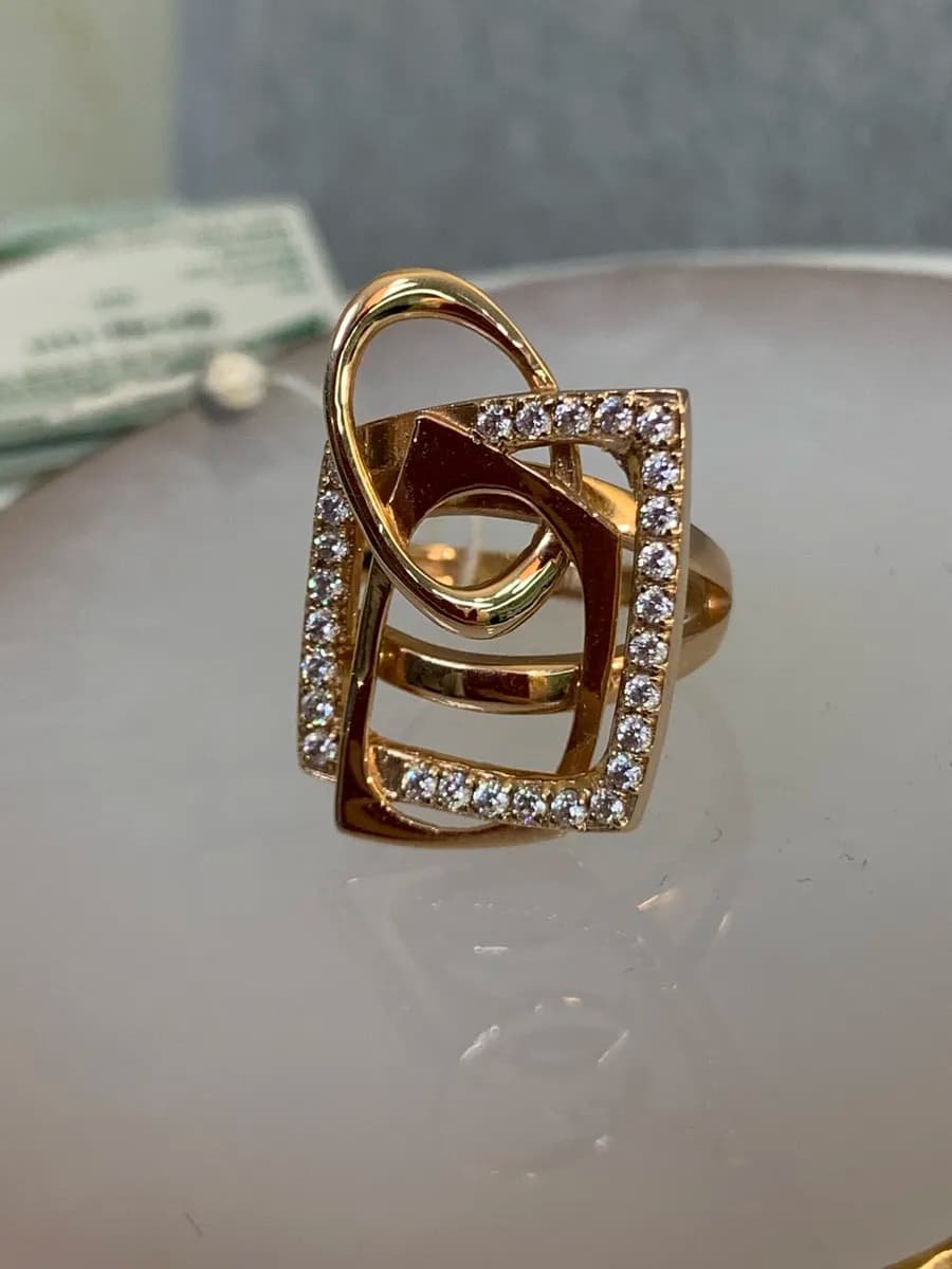 Женский перстень из золота - 4