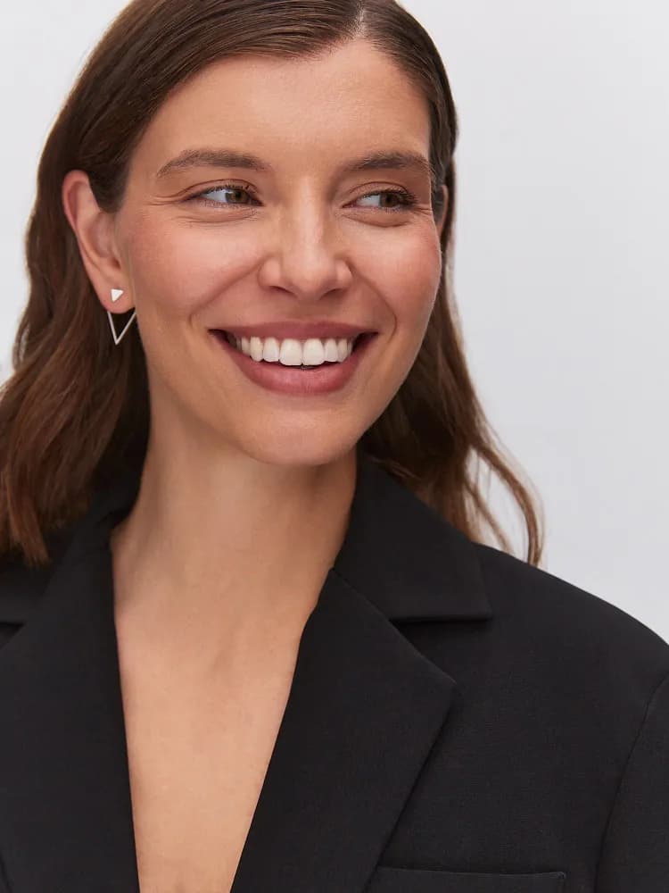 F-Jewelry Серьги гвоздики серебро 925 трансформеры - 3