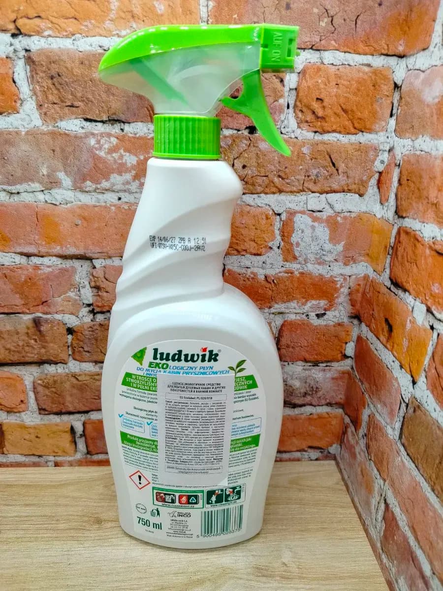 Средство для мытья душевых кабин и ванной комнаты LUDWIK экологическое 750 мл./в уп.6шт(Польша) - 2